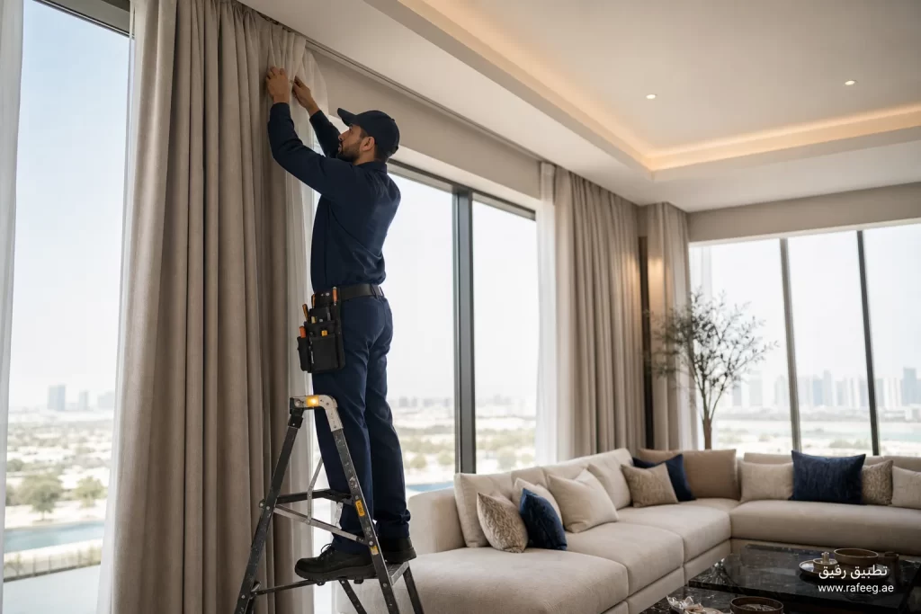 Curtain Installation in Abu Dhabi: Apartments and Villas